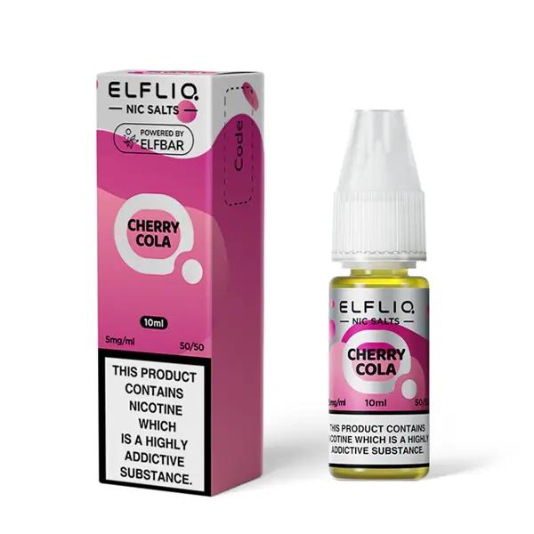 Product Image of Cherry Cola Nic Salt E-Liquid by Elf Bar Elfliq Salts 10ml